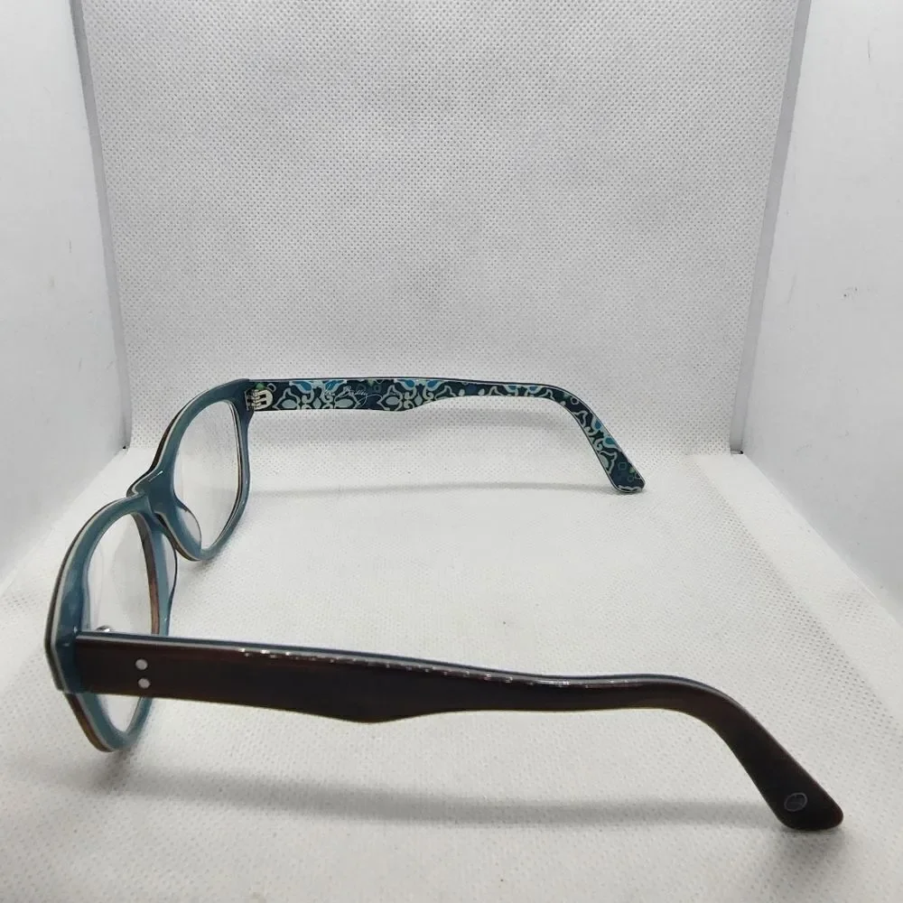Vera Bradley Darlene Brown & Blue Prescription Glasses Frames